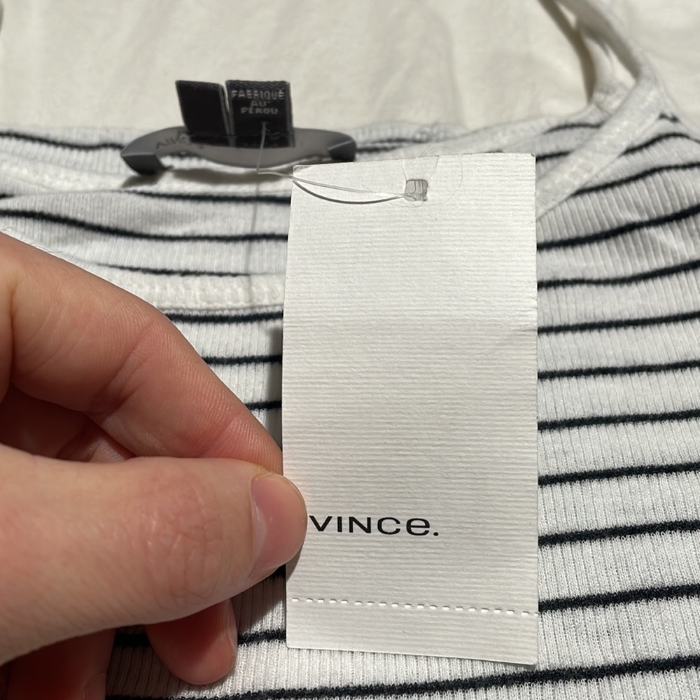 Vince Stripped Mini Dress - Picture 4 of 10